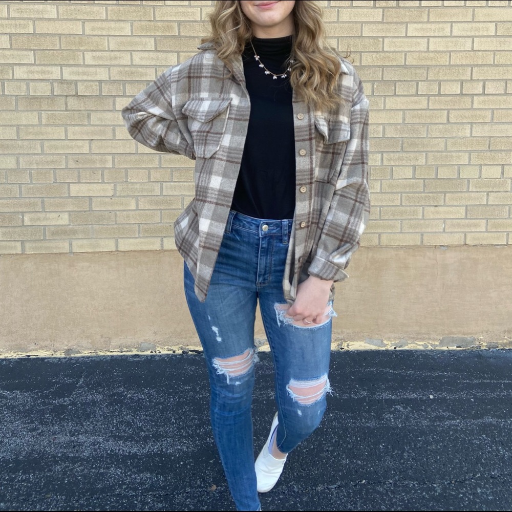 Brown Fall Flannel